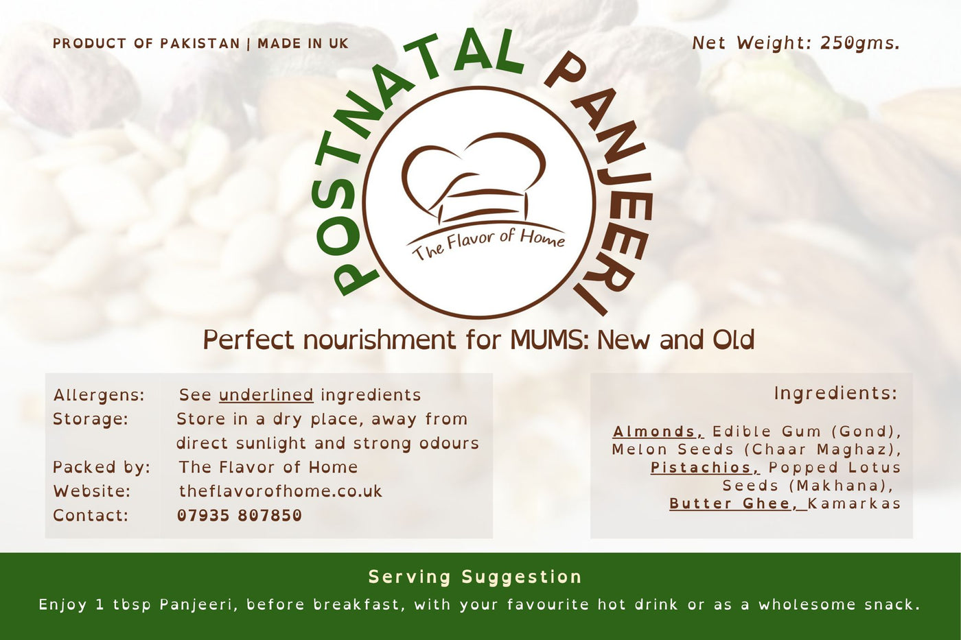 Postnatal Panjeeri (250gms) Pack of 2